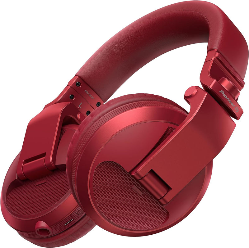 Pioneer DJ HDJ-X5BT-RPDJ Red Bluetooth DJ Headphones — main product image