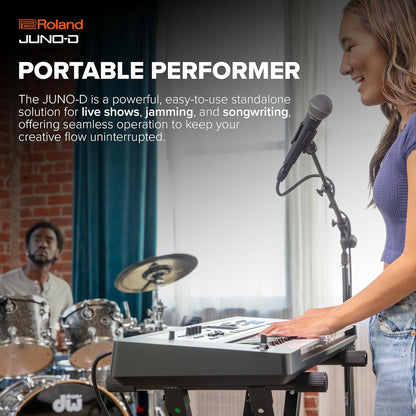 Roland JUNO-D7 76-Note Synthesizer with ZEN-Core