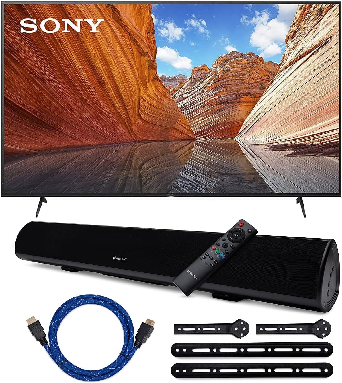 Sony KD65X80J 65" 4K UHD Smart TV Soundbar Bundle