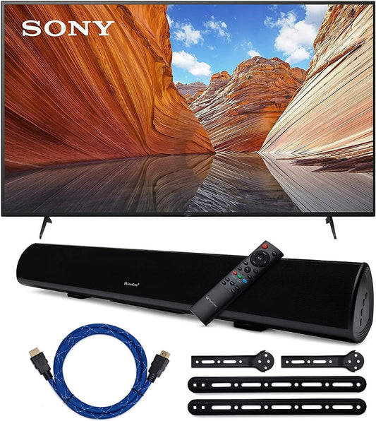 Sony KD65X80J 65" 4K UHD Smart TV Soundbar Bundle