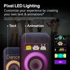 LG XL9T XBOOM Portable Tower Speaker Pixel LED