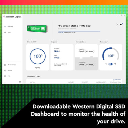 Western Digital WDS100T3G0C 1TB NVMe SSD WD Green