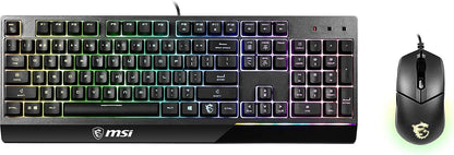 MSI VIGOR GK30 COMBO RGB Gaming Keyboard Mouse Set