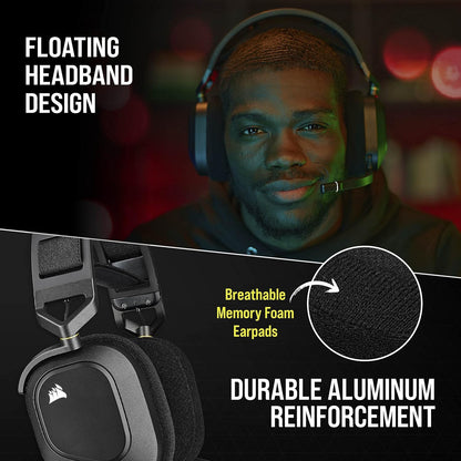 Corsair HS80 RGB Wireless Premium Gaming Headset Renewed