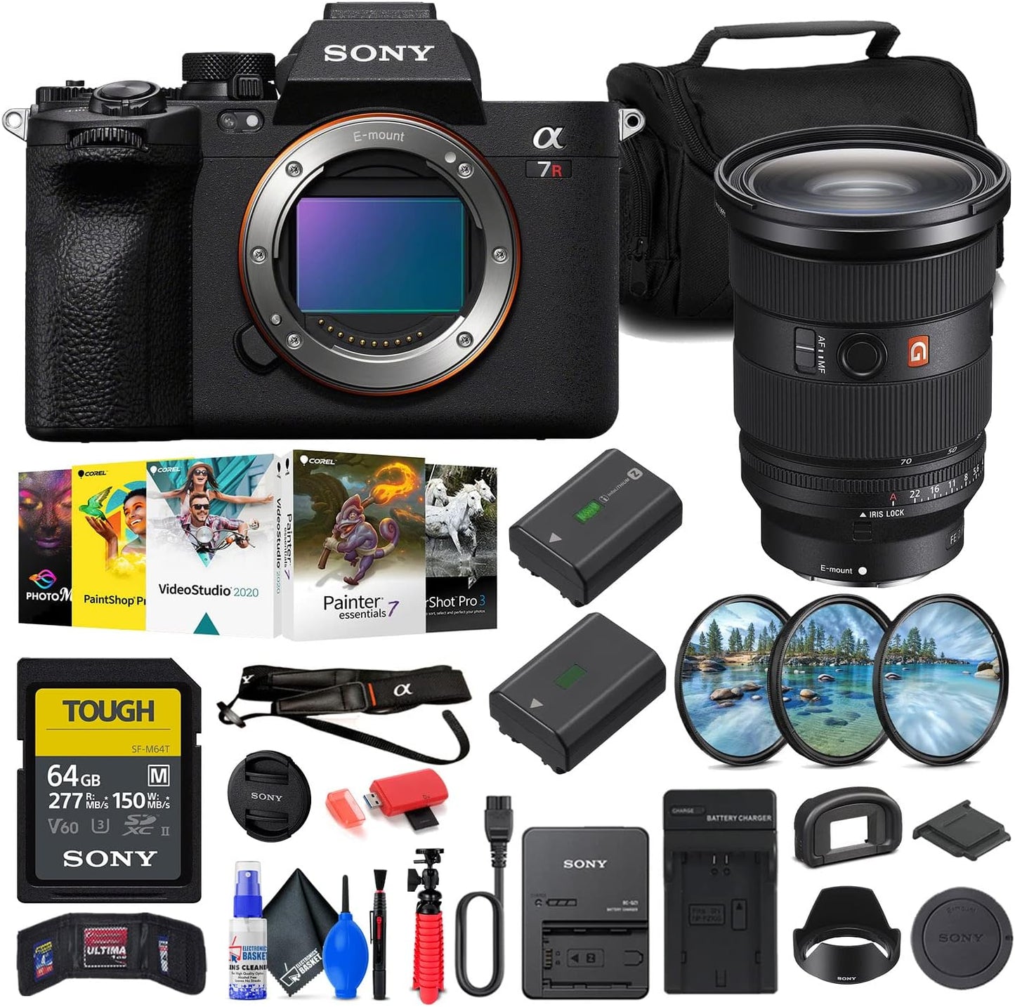 Sony ILCE7RM5/B a7R V Mirrorless Camera 24-70mm Kit Renewed