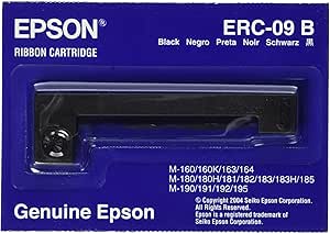 Epson ERC-09B Black Ribbon Cassette for M-160 — main product image