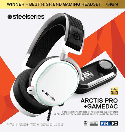 SteelSeries 61454 Arctis Pro GameDAC Hi-Res Gaming Headset