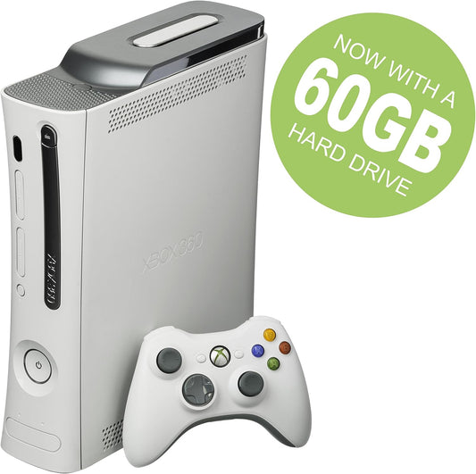 Microsoft Xbox 360 Slim 60GB Jasper Go Pro Console Bundle