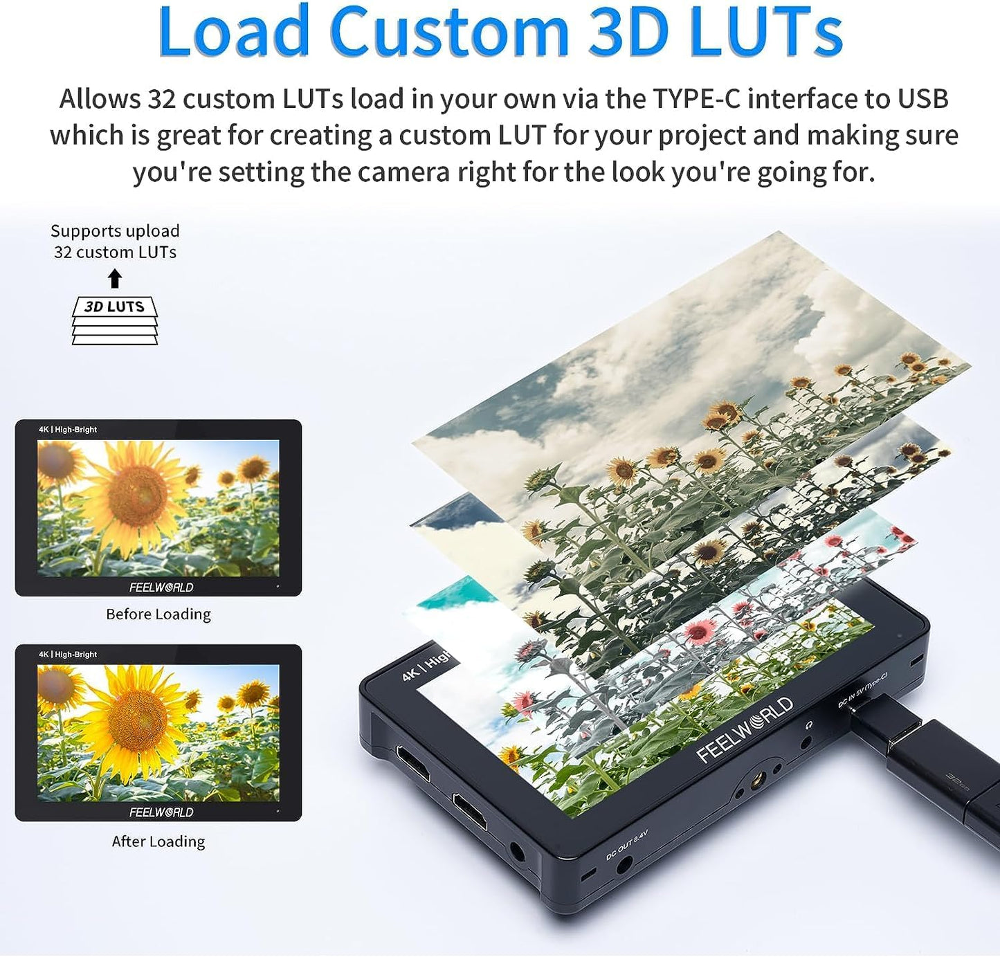 FEELWORLD F5 PRO X 5.5 Inch Touch Camera Monitor