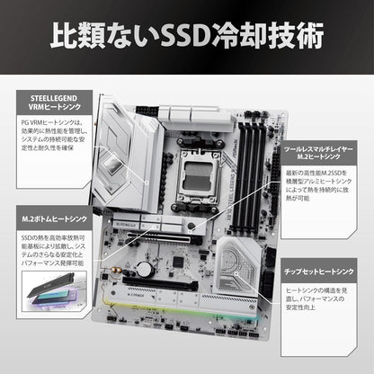 ASRock X870 STEEL LEGEND WIFI AM5 ATX Motherboard