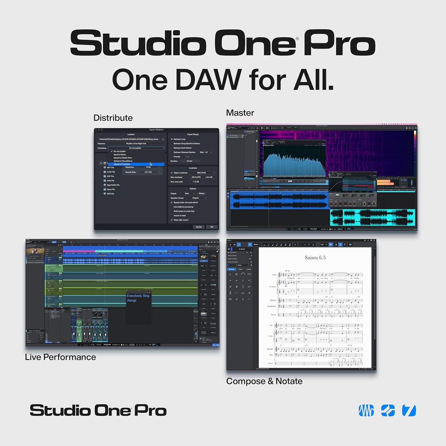 PreSonus Studio One Pro 7 Upgrade License