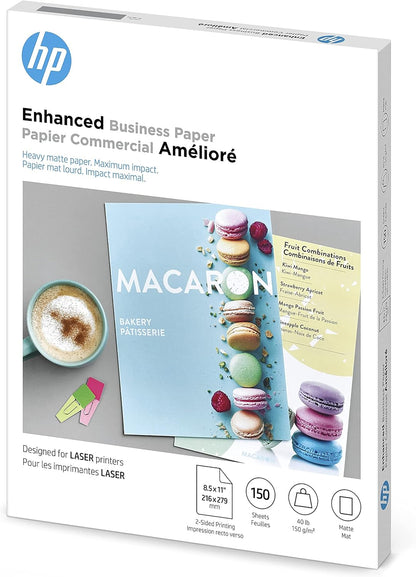 HP Q6543A - Color Laser Brochure Paper - 8.5x11 - 150 Sheets