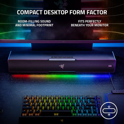 Razer RZ05-04160100 Leviathan V2 PC Gaming Soundbar with Subwoofer