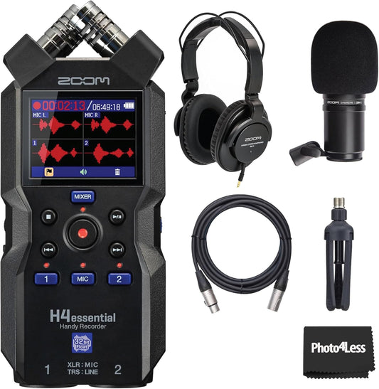 Zoom ZH4E 4-Track Handy Recorder Bundle