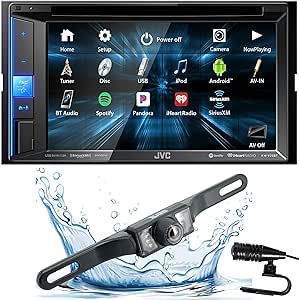 JVC KWV25BT Car Stereo Bluetooth Backup Camera