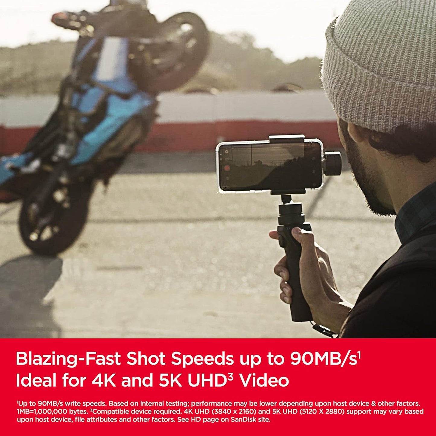 SanDisk SDSQXAA-128G-GN6MA 128GB Extreme MicroSD Card 190MB/s A2