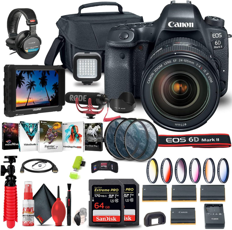 Canon 1897C009 EOS 6D Mark II 24-105mm Lens Renewed — main product image
