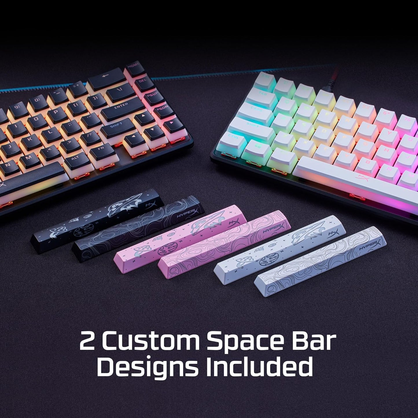 HyperX 7G8K2AA#ABA White Pudding Keycap Set