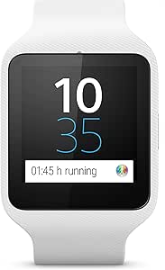 Sony 1292-4180 Digital Dial 3 White Unisex Android Smartwatch SWR3