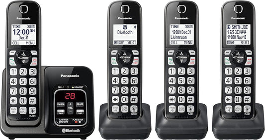 Panasonic KX-TGD664M Link2Cell Cordless Phone 4-Handset