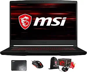 MSI GF63818-3836-226473 Gaming Laptop Bundle with Loot Box