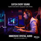 Corsair CA-9011235-NA HS80 RGB Wireless Gaming Headset