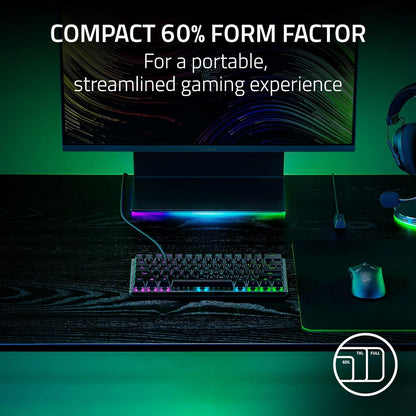 Razer RZ03-04990200-R3U1 Huntsman V3 Pro Mini 60% Gaming Keyboard