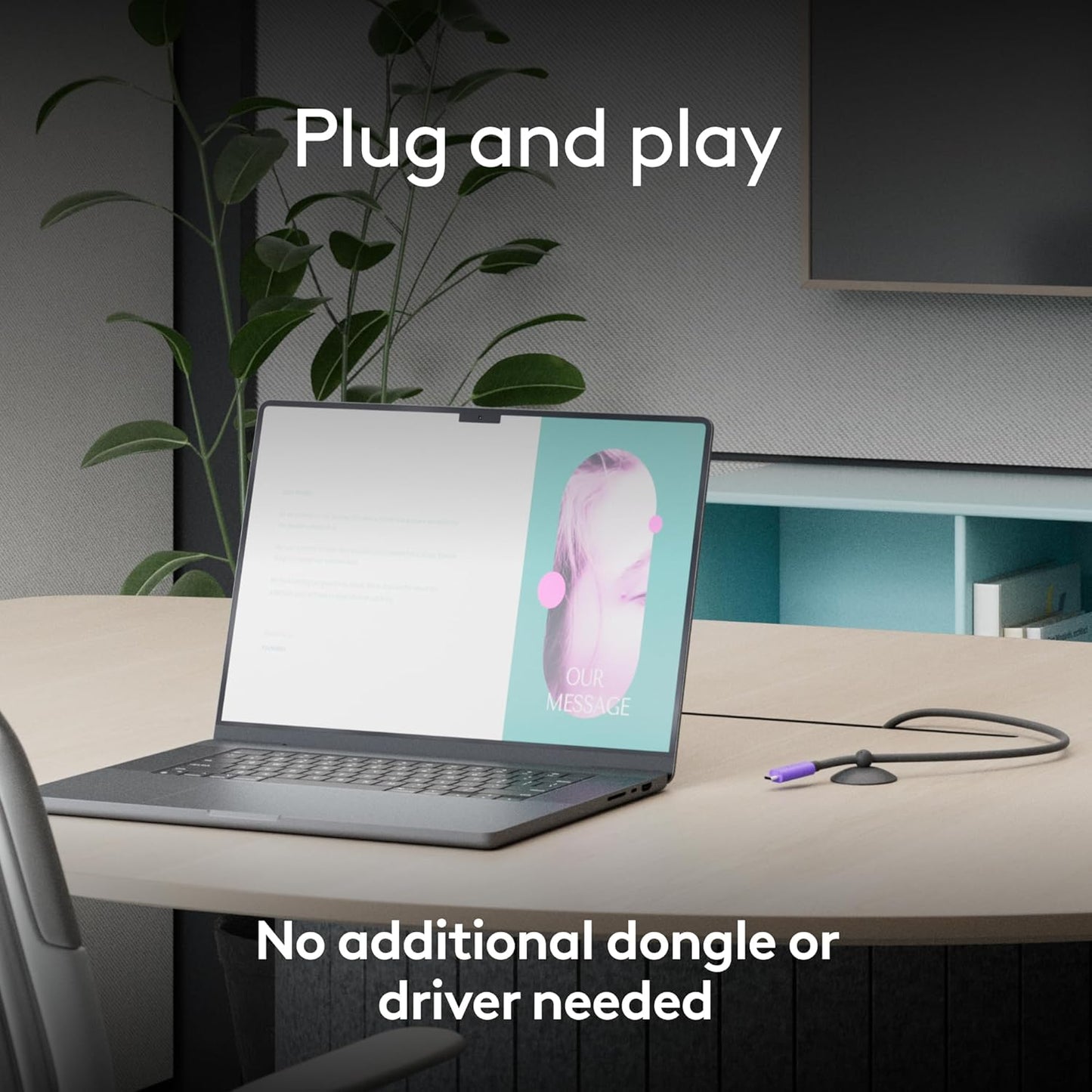 Logitech 952-000195 Active USB Cable for MeetUp 2