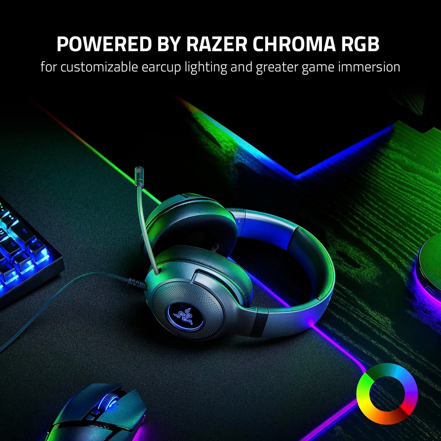 Razer RZ04-03750300-R3U1 Kraken V3 X USB Gaming Headset