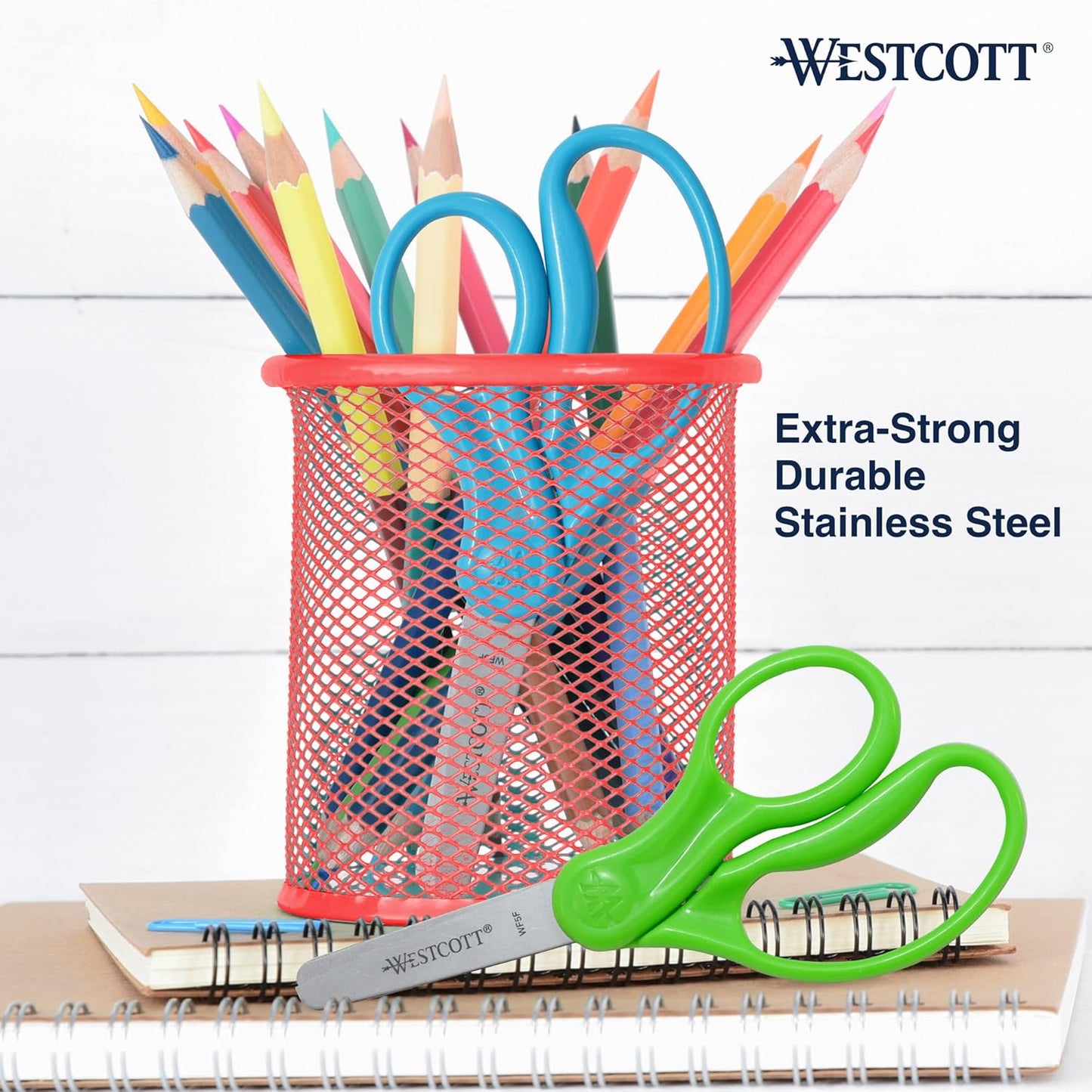 Westcott 13168 Kids Blunt Scissors 2-Pack