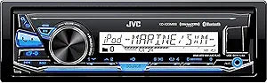 JVC KDX33MBS Bluetooth Marine Mechless Car Stereo — main product image