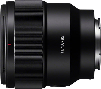 Sony SEL85F18/2 85mm F/1.8 Telephoto Prime Lens