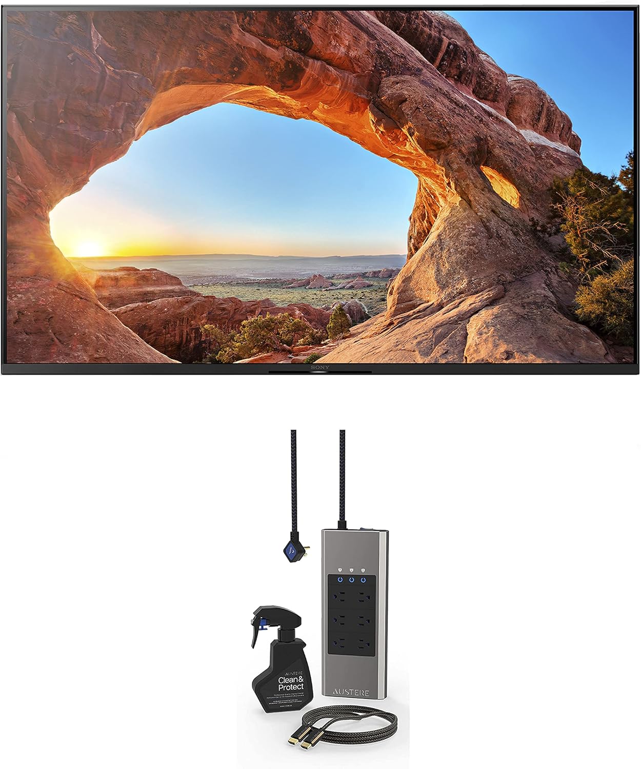 Sony KD65X85J 65-Inch 4K HDR Smart TV Bundle