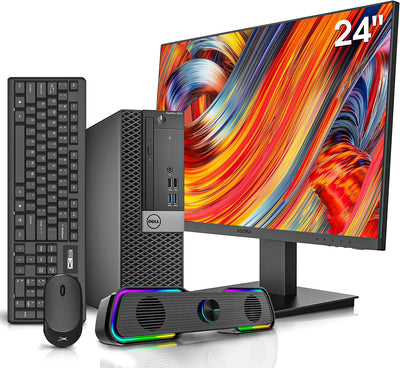 Dell OptiPlex 5050 i7 Desktop PC 24" Monitor Bundle