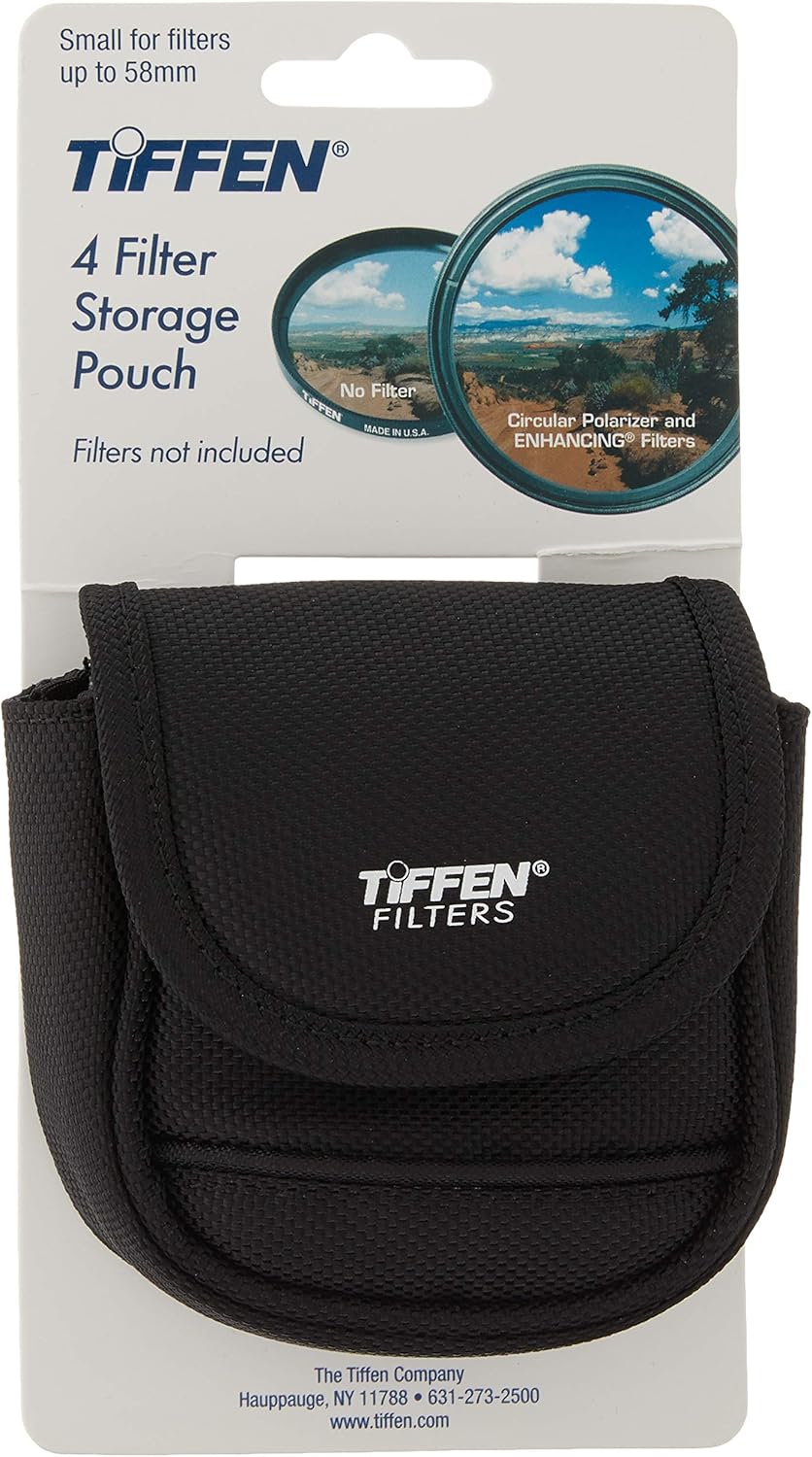 Tiffen 4BLTPCHSMK Small Filter Pouch up to 58mm