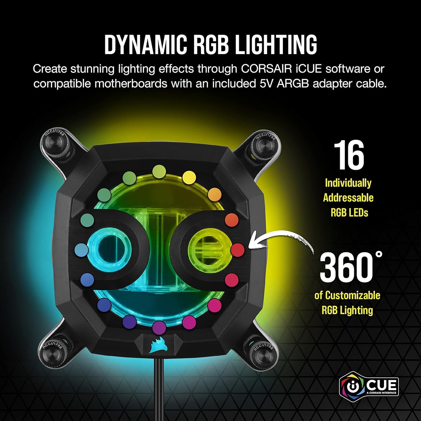Corsair CX-9010015-WW Hydro X Series XC7 RGB PRO CPU Water Block