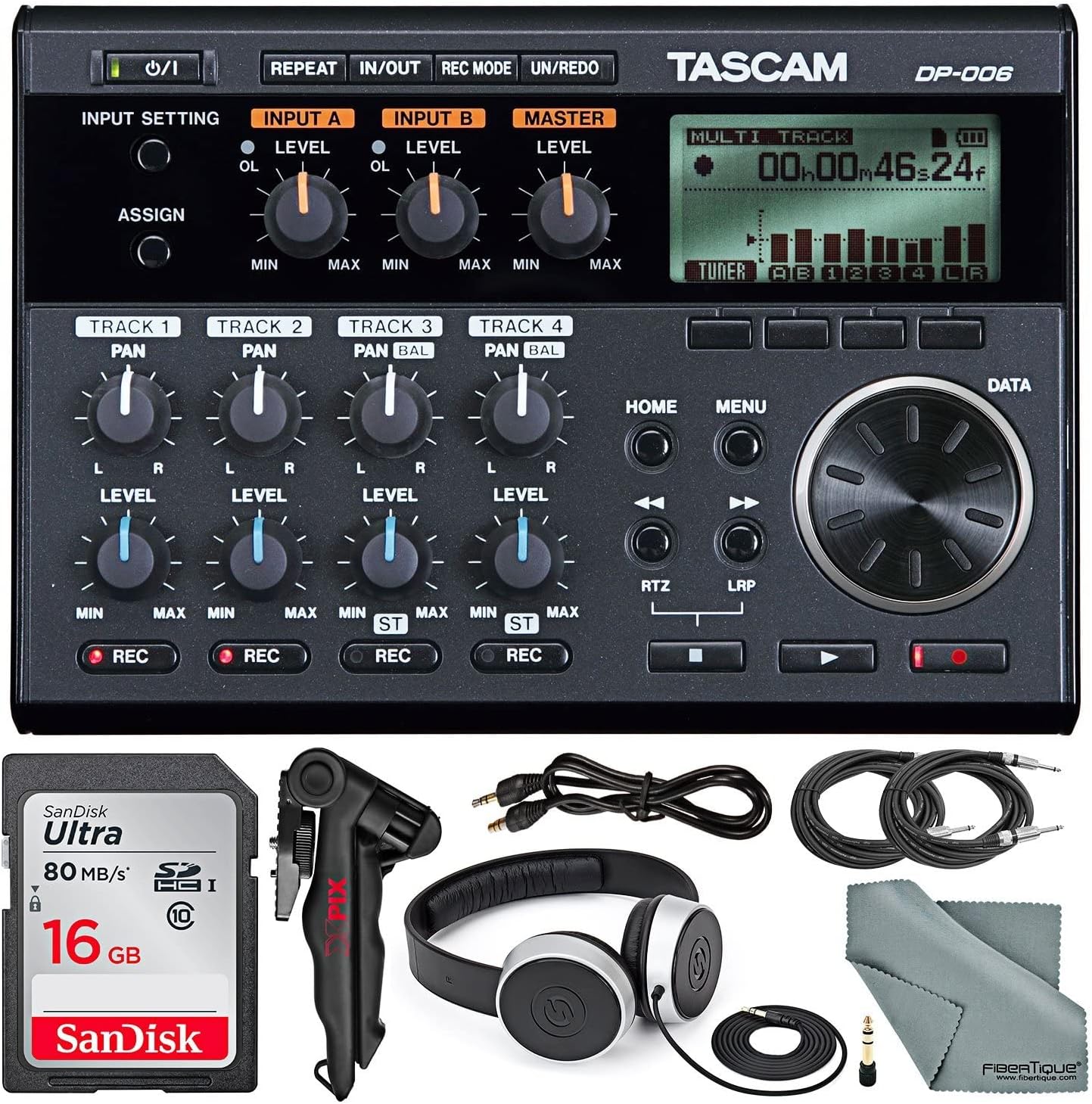 Tascam XP-DP-006 DP-006 Pocketstudio Accessory Bundle