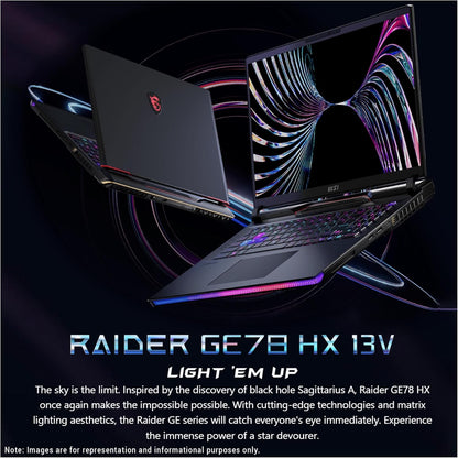 MSI Raider 17 i9 RTX 4080 Gaming Laptop