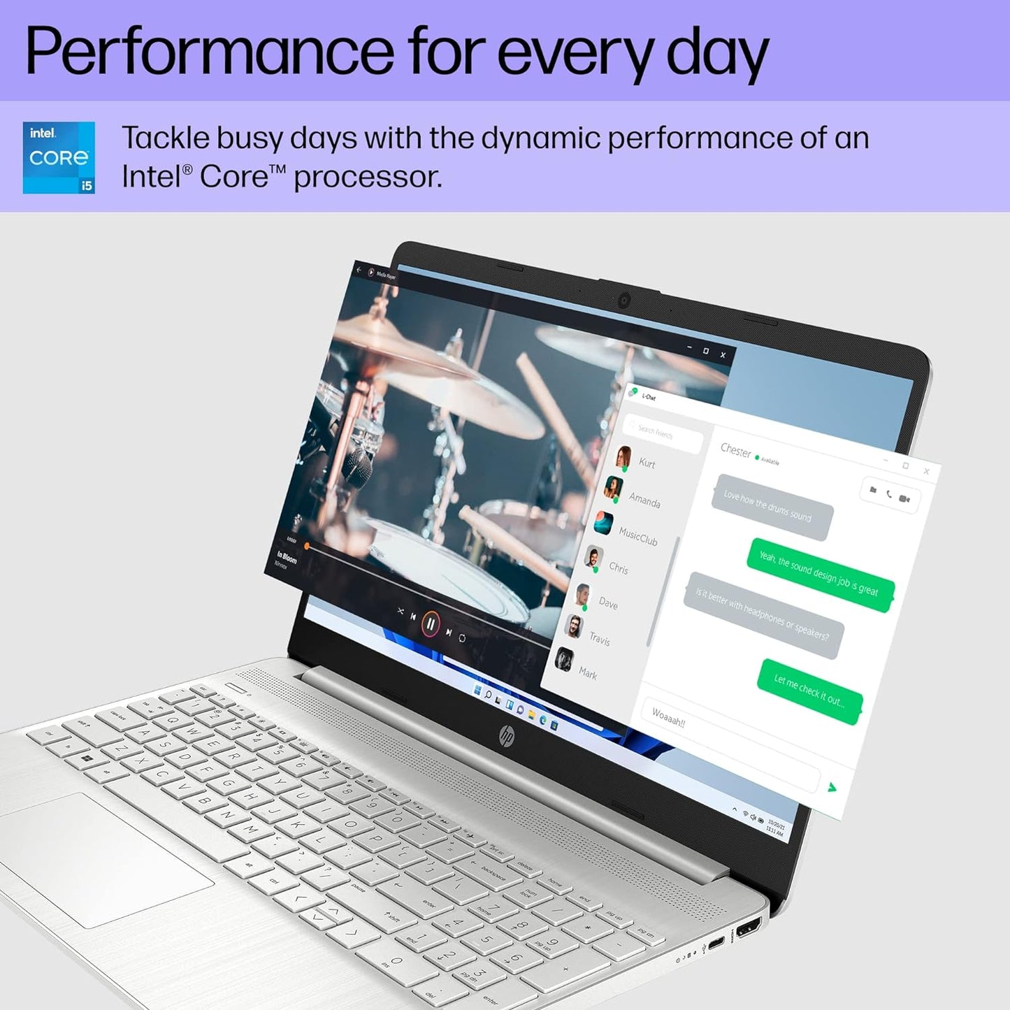 HP i5 12th Gen 15-dy5399nr 15.6" FHD Laptop