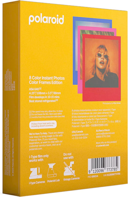 Polaroid 6214 Color Film for I-Type - Color Frames