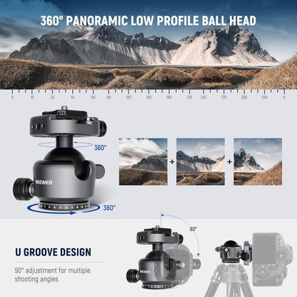 Neewer 10104308 GM41 Low Profile Ball Head