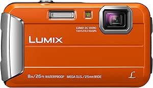 Panasonic DMC-FT30EG-D Lumix Orange Waterproof Camera — main product image