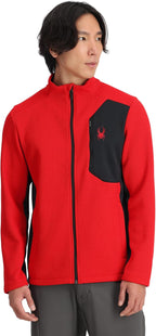 Spyder 38A485324 Men's Bandit Zip Fleece Ski Jacket