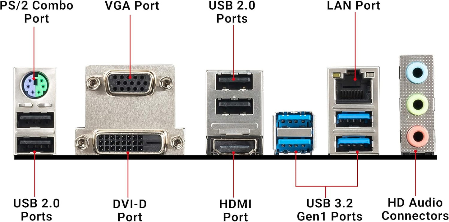 MSI B450PVDHMAX AMD Ryzen AM4 Micro-ATX Motherboard
