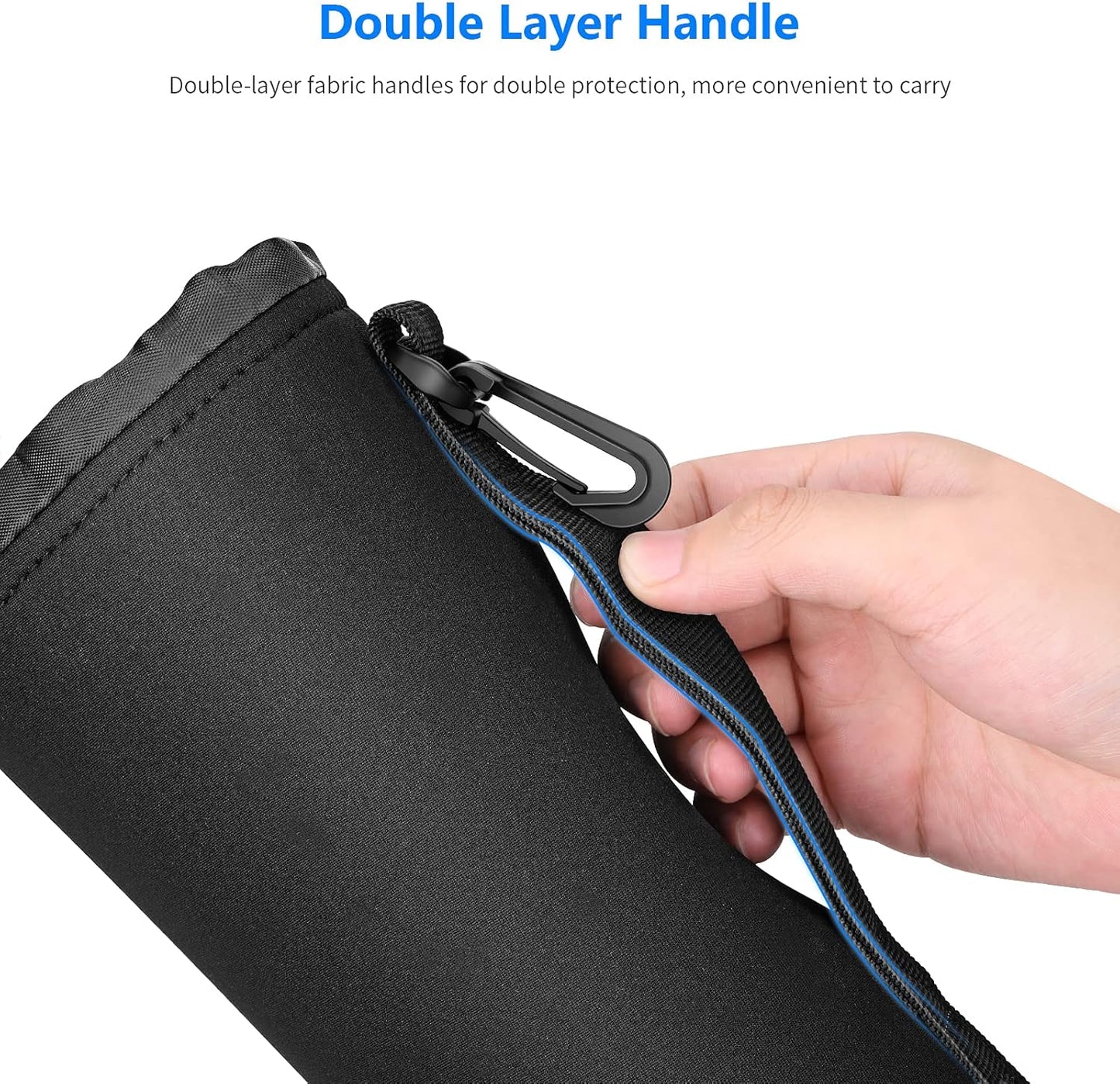 Neewer 90079322 4X DSLR Camera Lens Case Pouch Set