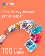 Canon 6135C001AA ZINK 2x3 Photo Sticker Paper (100 Sheets)