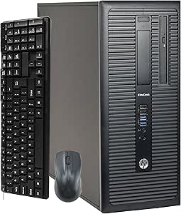 HP EliteDesk 800 G1 Tower i5 16GB 256GB SSD + 1TB HDD Win10 Pro Renewed