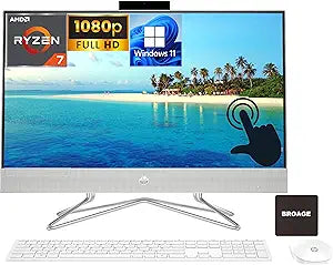 HP 27 All-in-One Touchscreen Desktop - Ryzen 7, 1TB SSD