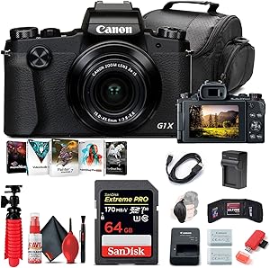 Canon 2208C001 PowerShot G1 X Mark III Renewed Bundle