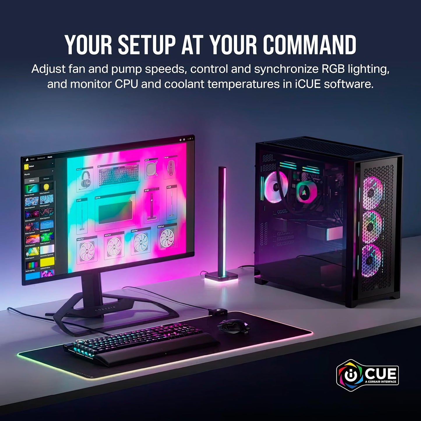 Corsair CO-9051008-WW iCUE LINK QX140 RGB Fan Kit